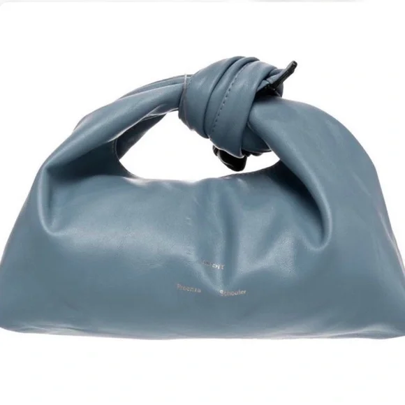 Proenza Schouler x Merit Blue/Black Reversible Leather Top Handle Bag ✨ - Picture 4 of 10